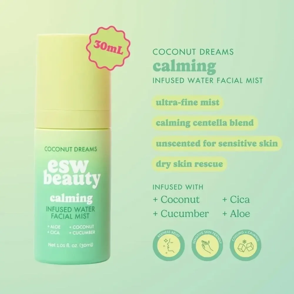 ESW Beauty Facial Mist Mini Duo Kit — Lychee Breeze + Coconut Dreams — 30ml NEW!